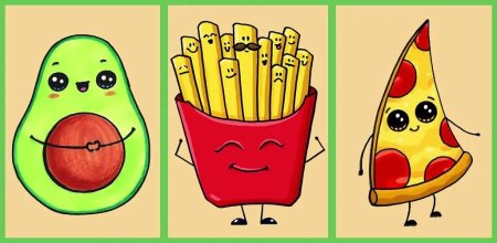 Макаронс рисунок карандашом