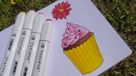 Рисунки спиртовыми маркерами