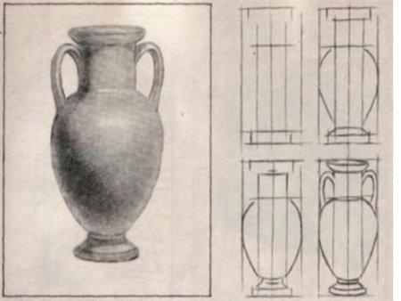 Этапы рисования натюрморта с натуры