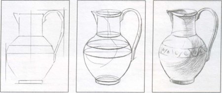 Поэтапное построение кувшина