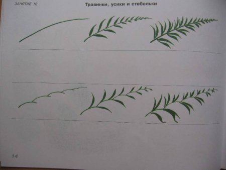 Элементы Жостовской росписи для детей