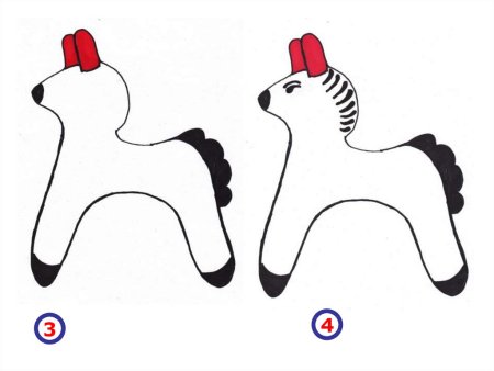 Каргопольская глиняная игрушка поэтапно