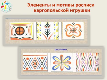 Каргопольская игрушка орнамент элементы росписи