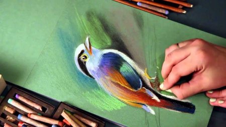 Рисование пастельными мелками