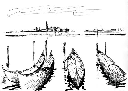 Гондола рисунок