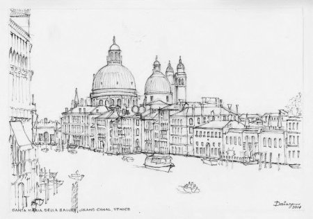 Графические Наброски Венеции