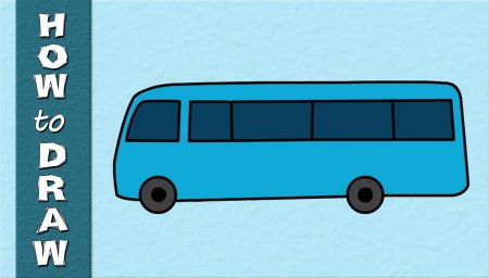 Рисование автобус