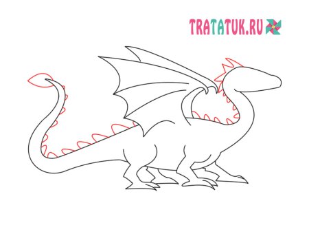 Рисунок змея Горыныча
