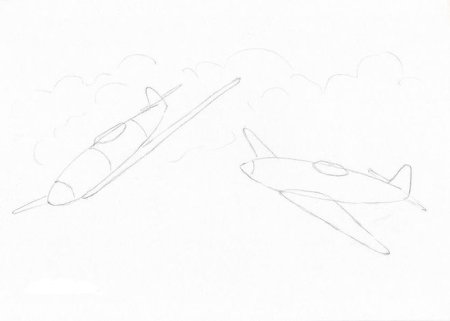 Рисунок на военную тему карандашом