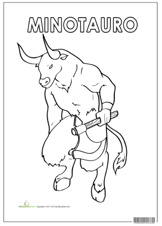 Рисунок к мифу греки и критяне