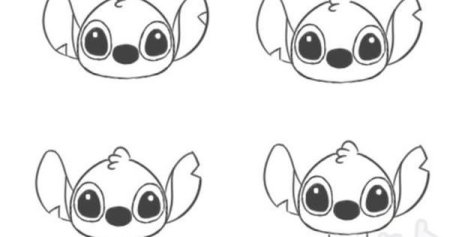 Рисунки карандашом Стич Сонный