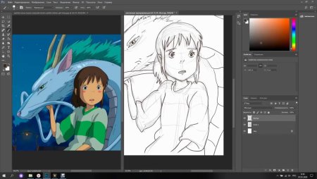 Рисование в Paint Tool Sai