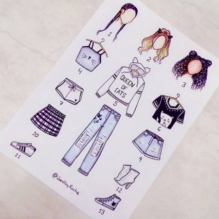 Рисунки в скетчбуке для начинающих