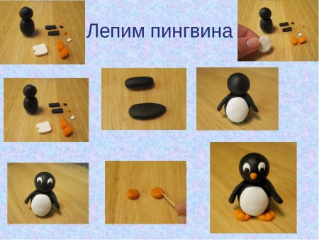 Лепим пингвина