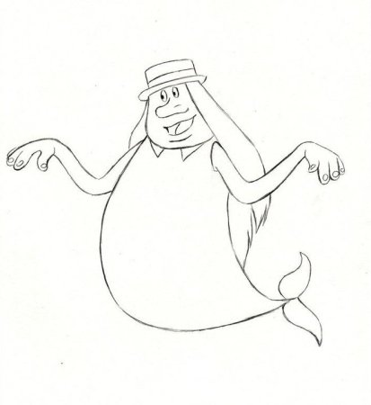 Кикимора рисунок легкий