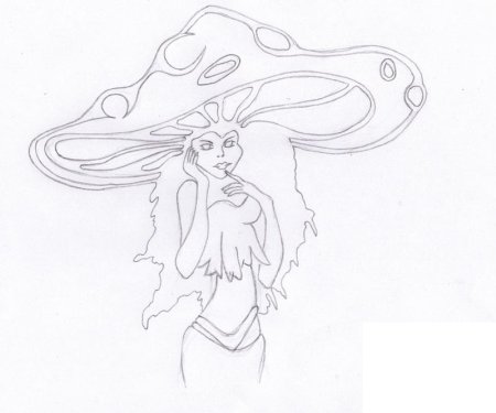 Злая волшебница рисунок