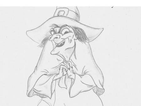 Леший рисунок поэтапно