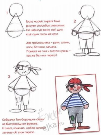 Мишка рисунок пошагово