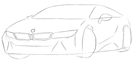 Контур БМВ Икс 3 сбоку