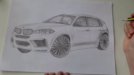 BMW m5 f90 рисунок