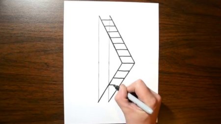 Рисунки для срисовки иллюзии лёгкие