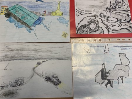Рисунок на тему блокада Ленинграда