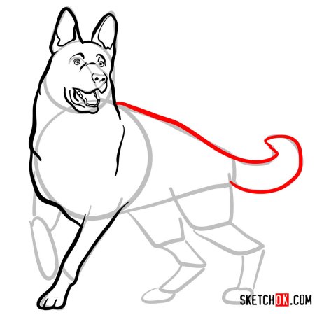 Памятник Хатико рисунок карандашом