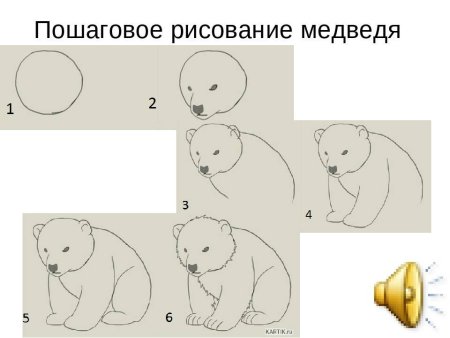 Поэтапное рисование панды для детей