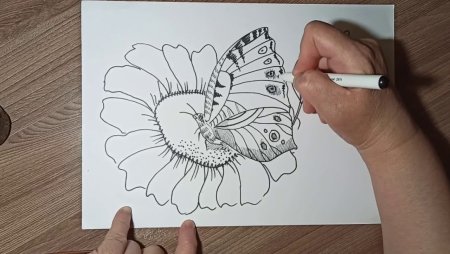 Крутые рисунки маркером на бумаге
