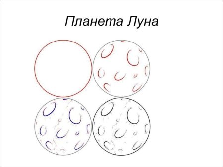 Рисунок космоса карандашом для срисовки