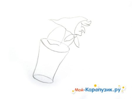 Рисунок баба Ежки