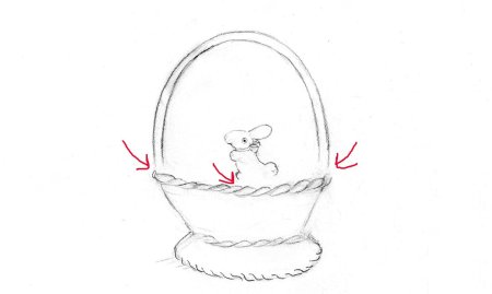 Пасхальный рисунок пошагово