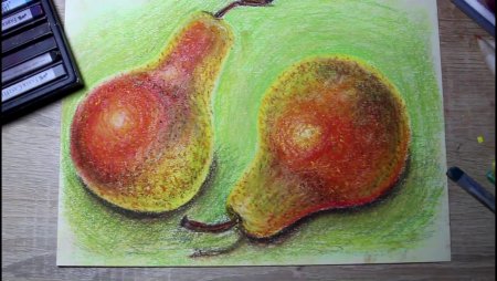 Рисунки пастелью для начинающих легкие