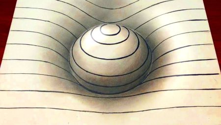 Иллюзии карандашом