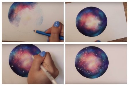 Космические рисунки для детей