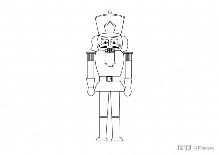 Щелкунчик рисунок