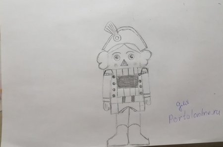 Щелкунчик рисунок карандашом