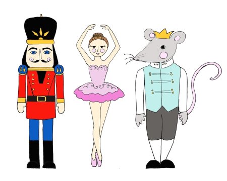 Щелкунчик рисунок карандашом