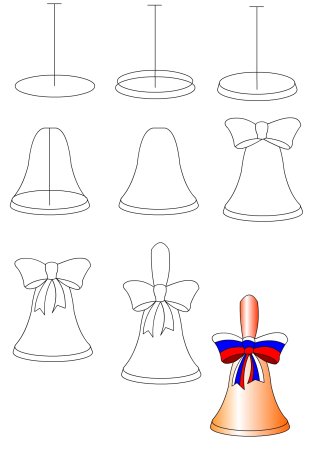 Колокольчик рисунок