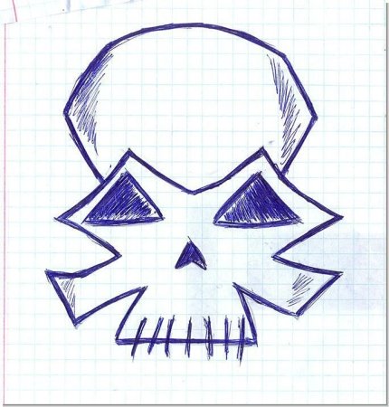 Рисунки ручкой в тетради