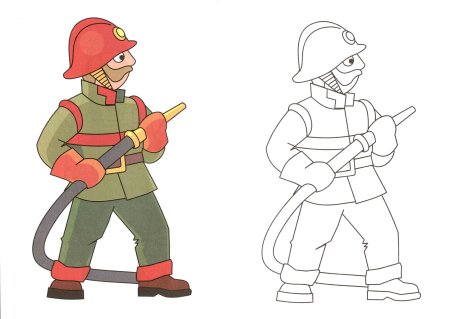 Огонь-друг огонь-враг раскраски