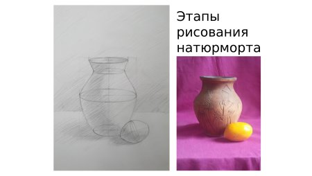 Этапы натюрморта