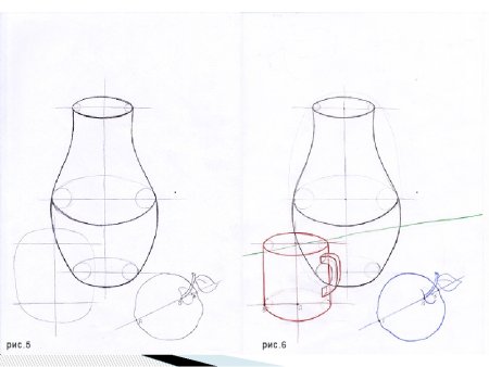 Натюрморт схема рисования