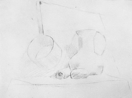 Этапы рисования натюрморта