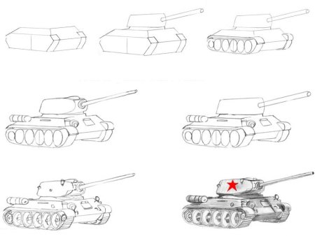 Рисунок танка т 34