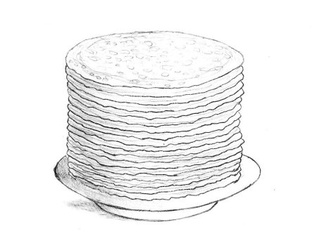 Рисование кукла в национальном костюме Комарова