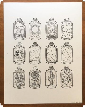 Рисунки для срисовки в блокнот