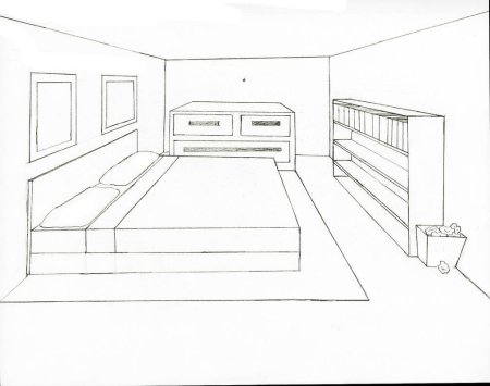 Комната в перспективе