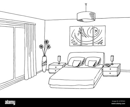 Перспектива комнаты сбоку