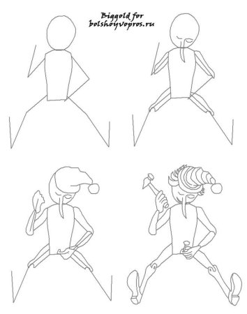 Буратино пошагово